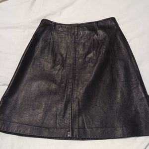 Leather Danier skirt